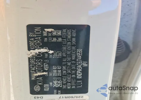 2018 Kia Sportage Lx z USA, uszkodzony, nr VIN KNDPM3AC6J7449530